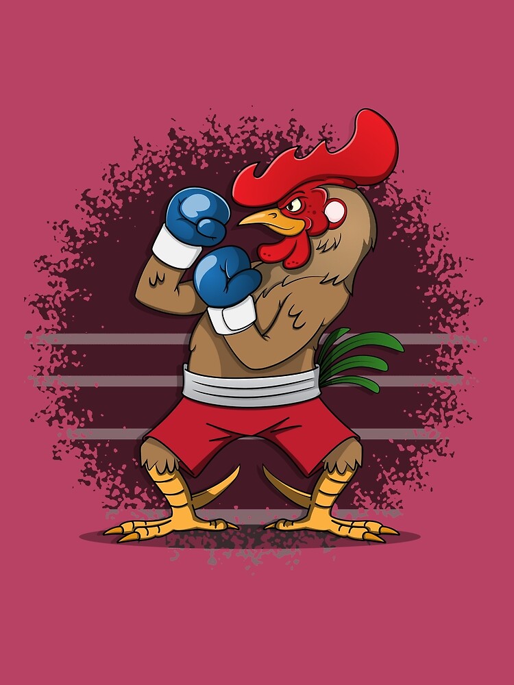 Thumbnail 3 of 3, Scarf, Boxing Rooster designed and sold by Rarito.