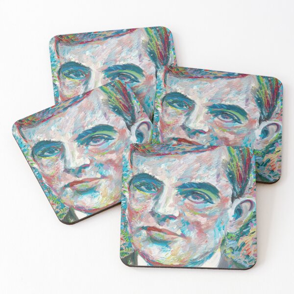 Item preview, ALAN TURING oil portrait  designed and sold by lautir.