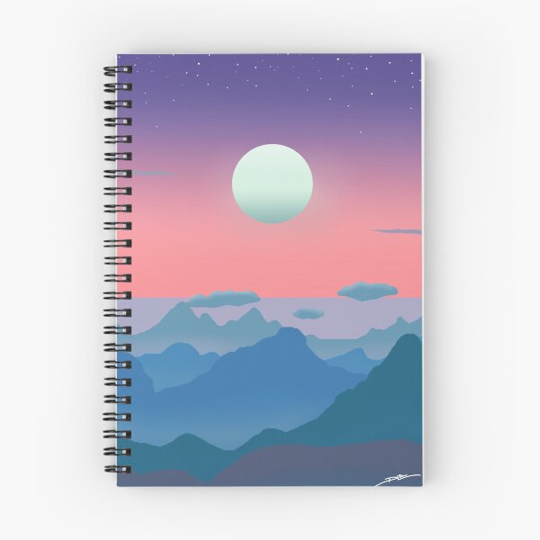 Item preview, Moon over the Mountains designed and sold by RiceguyDesigns.
