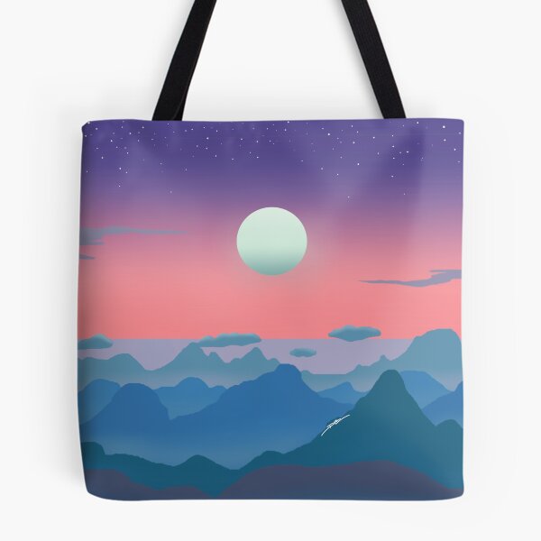 Item preview, Moon over the Mountains designed and sold by RiceguyDesigns.