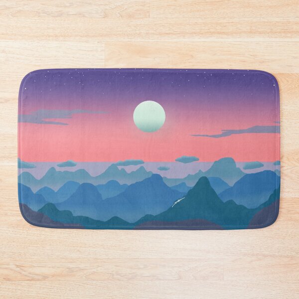 Item preview, Moon over the Mountains designed and sold by RiceguyDesigns.