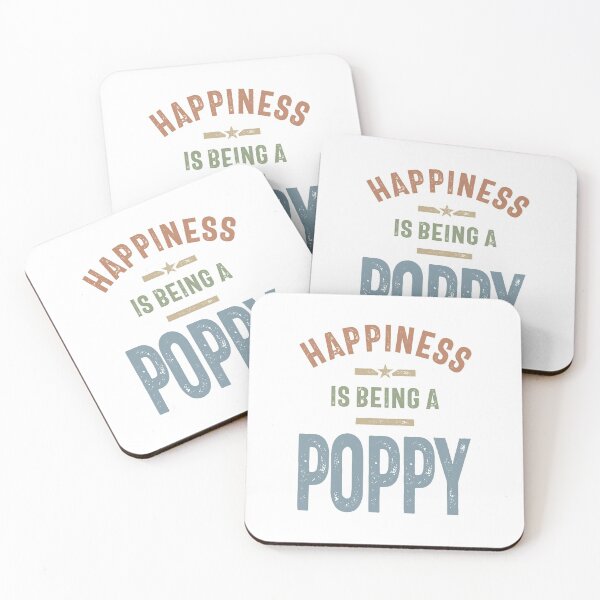 Item preview, Happiness Is Being a Poppy | Fathers Day and Grandparents Day Gift  designed and sold by cidolopez.