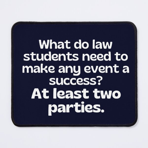 Item preview, Lawyer joke/pun - funny lawyer gift #13 (white/grey) designed and sold by PickaSticka.