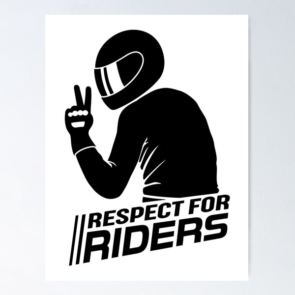 Item preview, Respect for Riders (black) designed and sold by VEB Ostladen.