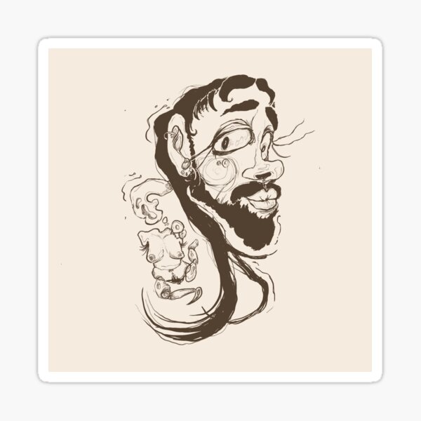 Item preview, Femme À Barbe designed and sold by andrescolonshop.