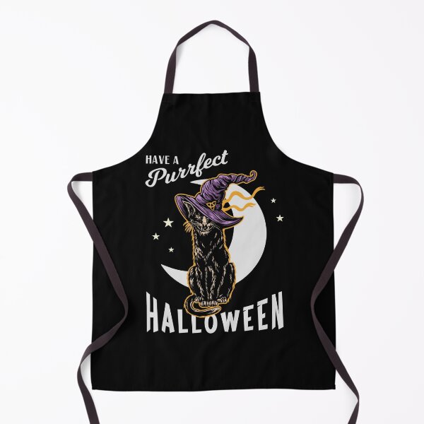 Aperçu de l'œuvre HAVE A PURFECT HALLOWEEN. BLACK CAT WITCH. créée et vendue par UNITEES21.