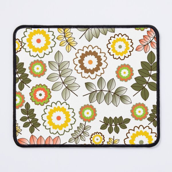 Item preview, Orange flowers pattern designed and sold by Pendientera.