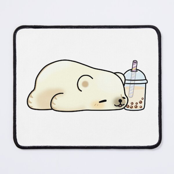 Item preview, Little Polar Bear Chilling with it's Boba Tea designed and sold by SirBobalot.