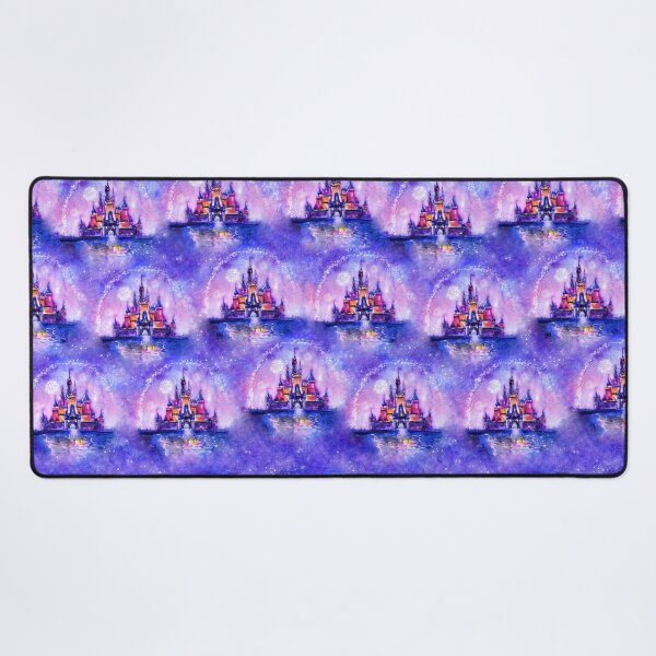 Artikelvorschau, Watercolor Fairytale Castle entworfen und verkauft von Rainbows Galore.
