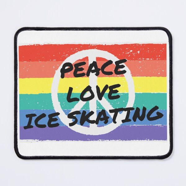 Item preview, Peace. Love. Ice skating designed and sold by TheGreenGoat.