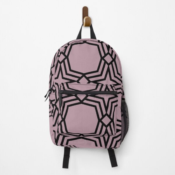 Artikelvorschau, Lilac and Black Star Geometric Shape Tile Pattern Pairs Sherwin Williams 2022 Popular Color Rosé SW 6290 - Colour Trends - Trending Hue entworfen und verkauft von ColorOfTheYears.