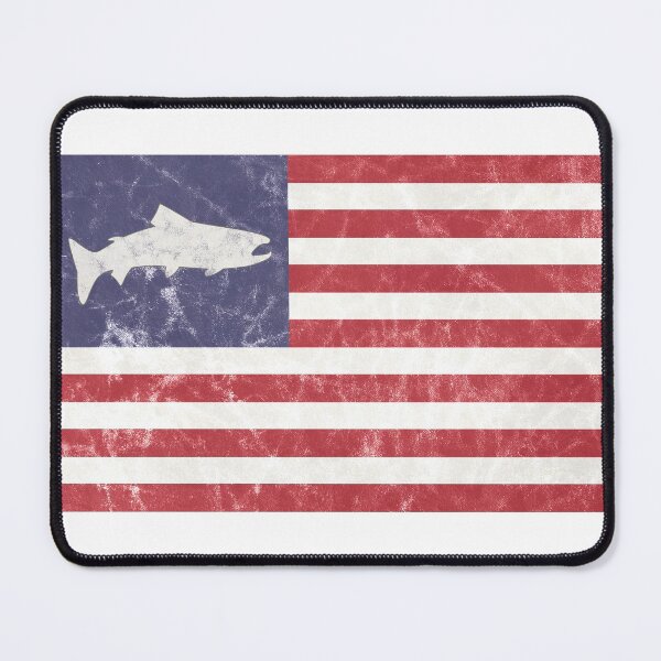 Item preview, Flag of the Trout Bum Republic designed and sold by hermitenvy.