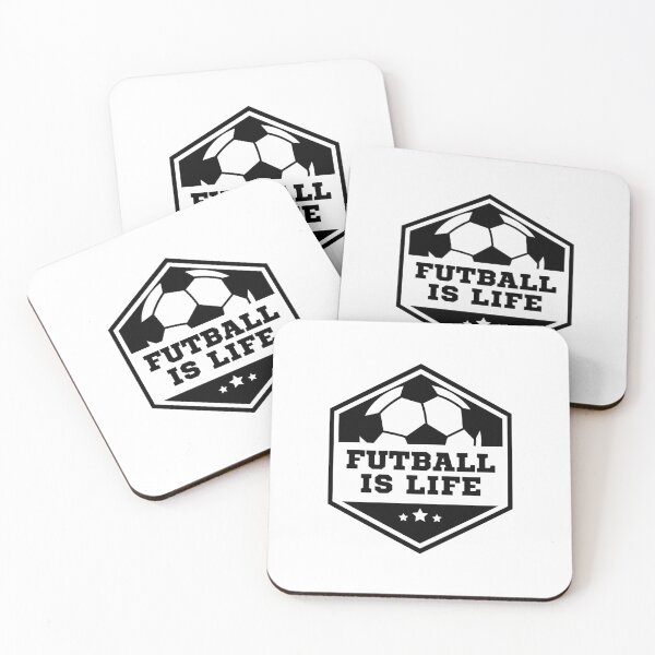 Item preview, Football Soccer is life sports fan inspirational quote designed and sold by Ahmer Qureshi.