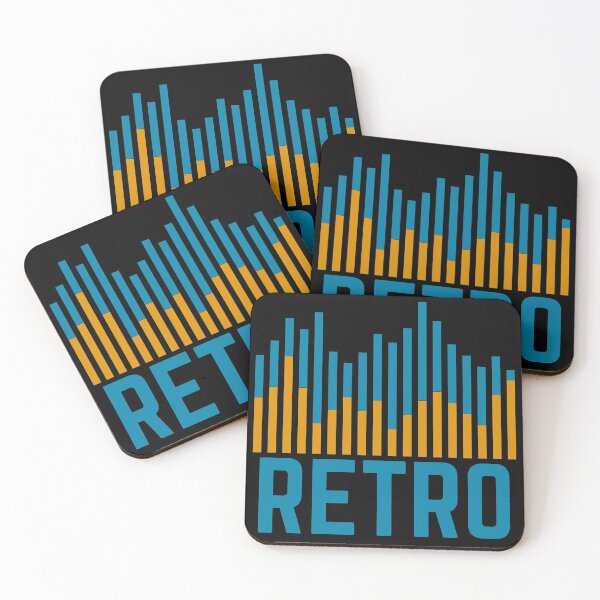 Item preview, Retro Colour Sound Level Bar Orange and Blue designed and sold by 133DandC.