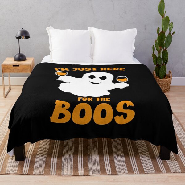 Item preview, I'm just here for the boos Funny Halloween Ghost Cute designed and sold by Urlan.