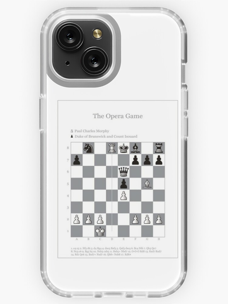 Opera Game - Paul Morphy iPhone Case for Sale by GambitChess