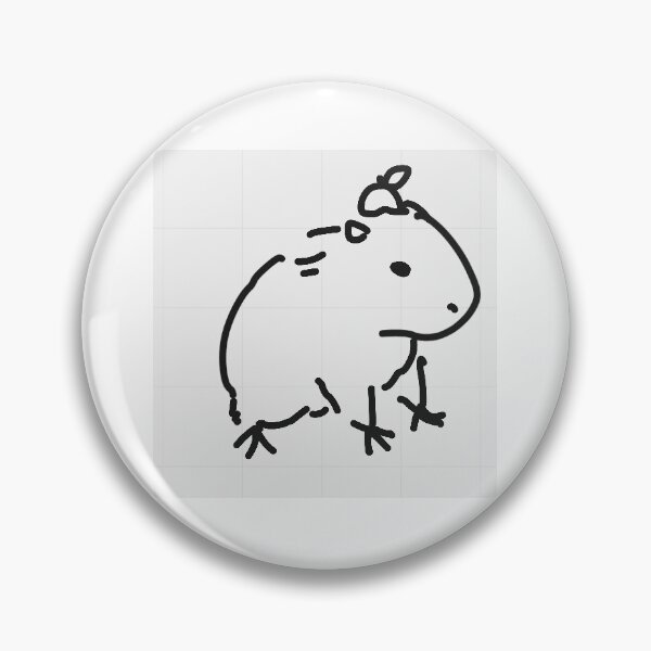 Item preview, capybara :) designed and sold by aestheticat.
