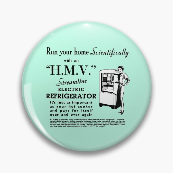 Item preview, STREAMLINE REFRIGERATOR FRIDGE - ADVERT designed and sold by ThrowbackAds.