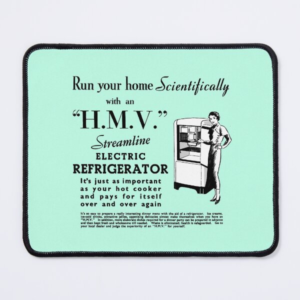 Item preview, STREAMLINE REFRIGERATOR FRIDGE - ADVERT designed and sold by ThrowbackAds.