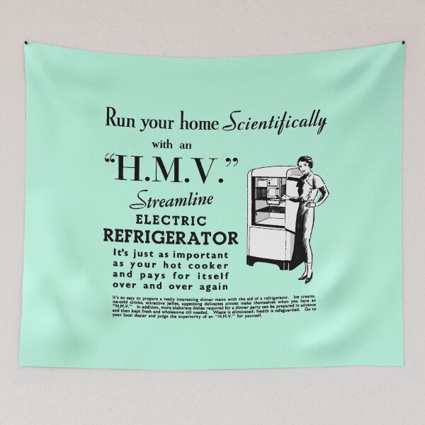 Item preview, STREAMLINE REFRIGERATOR FRIDGE - ADVERT designed and sold by ThrowbackAds.
