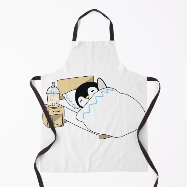 Item preview, Little Penguin Chilling in Bed with some Boba! designed and sold by SirBobalot.