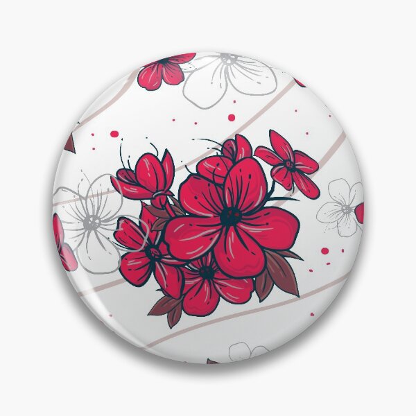 Item preview, hibiscus flower pattern  designed and sold by SanDaDesignSL.