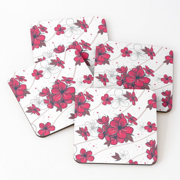 Item preview, hibiscus flower pattern  designed and sold by SanDaDesignSL.