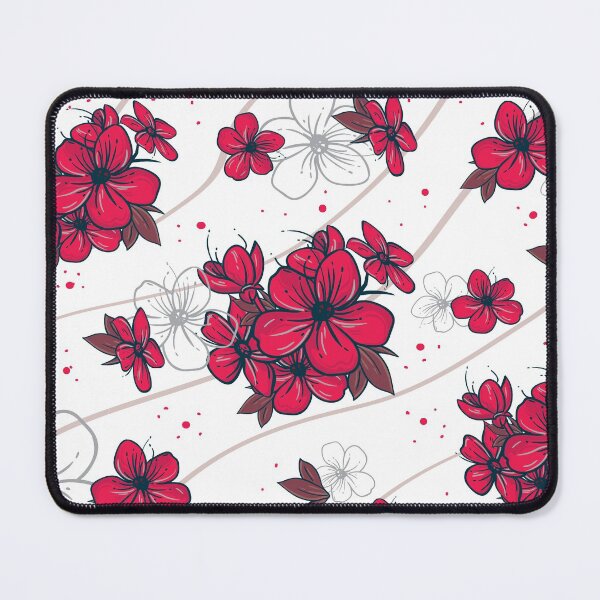 Item preview, hibiscus flower pattern  designed and sold by SanDaDesignSL.