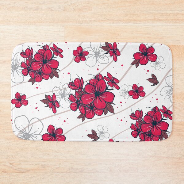 Item preview, hibiscus flower pattern  designed and sold by SanDaDesignSL.