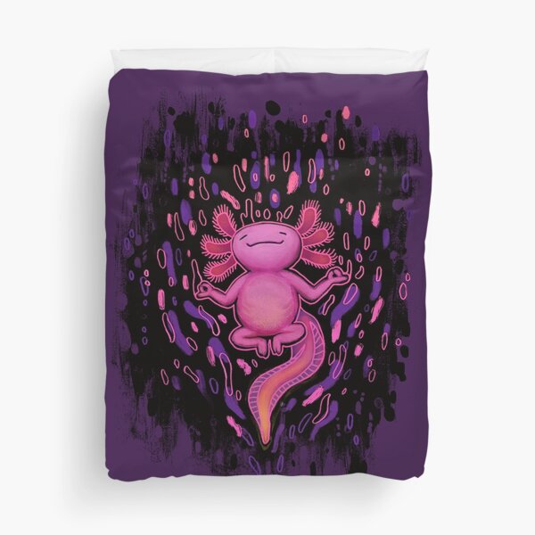 Relaxxie the Axolotl Duvet Cover