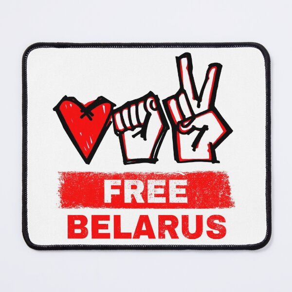 Item preview, Free Belarus 2020 Flag Love Fight Win designed and sold by NUMAcreations.