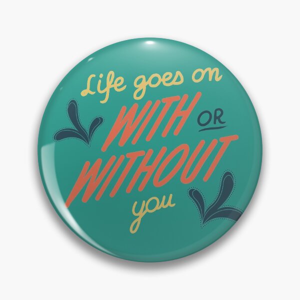 Item preview, Inspirational Journey Quote Life Goes On designed and sold by Milizabeth.