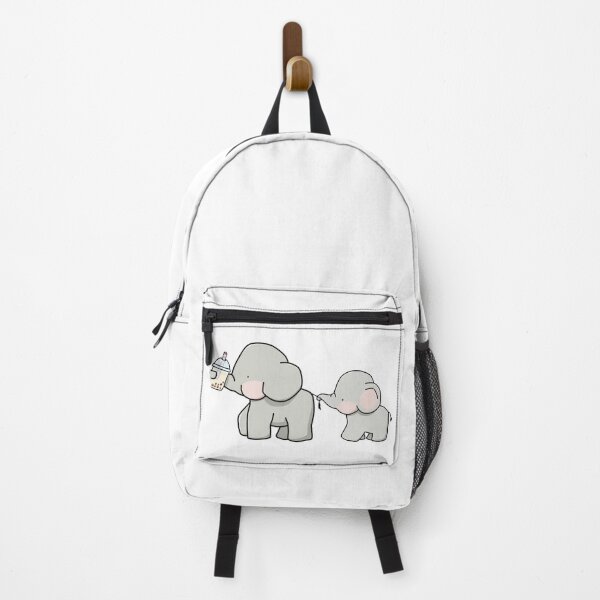 Item preview, Cute Little Elephants Love Boba! designed and sold by SirBobalot.