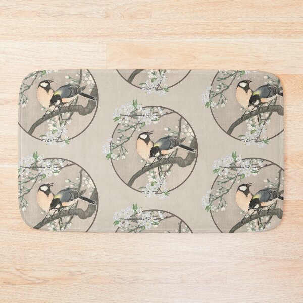 Item preview, Cool Vintage Japanese Garden Birds On Cherry Blossom Branch designed and sold by TrulyEpoque.