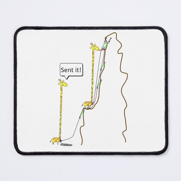 Item preview, Funny giraffes climbing on rock designed and sold by designsbyMoiLS.
