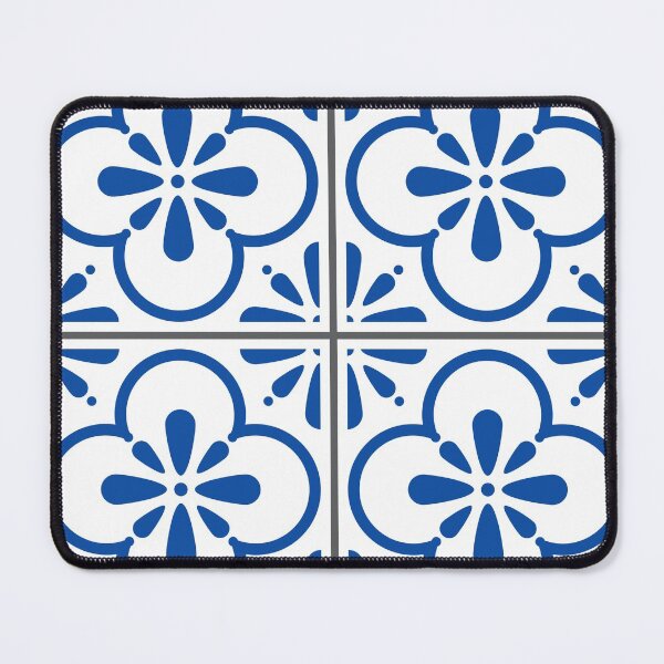 Item preview, BLUE AND WHITE MEDITERRANEAN TILE PATTERN designed and sold by Jonsa.