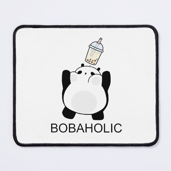 Item preview, Little Bobaholic Panda Catching Boba! designed and sold by SirBobalot.