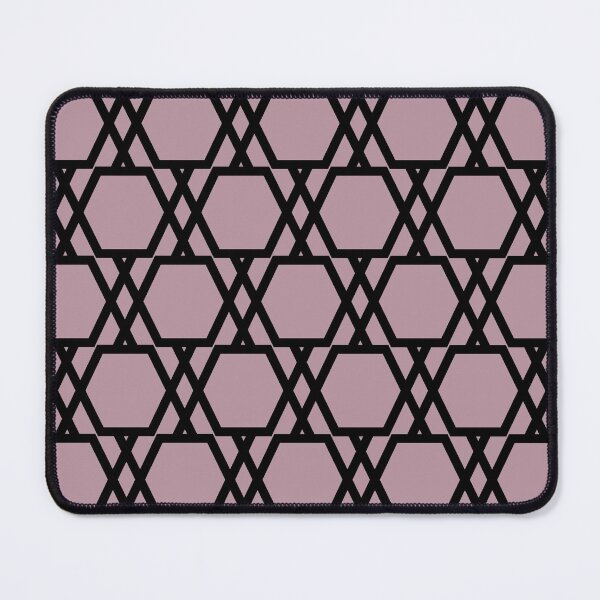 Item preview, Lilac and Black Tessellation Line Pattern 20 Pairs Sherwin Williams 2022 Popular Color Rosé SW 6290 - Colour Trends - Trending Hue designed and sold by ColorOfTheYears.