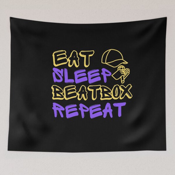 Item preview, Eat, sleep, beatbox, repeat! designed and sold by HROC.