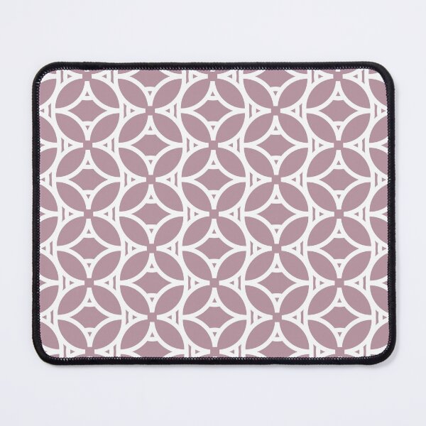 Artikelvorschau, Lilac and White Tessellation Line Pattern 37 Pairs Sherwin Williams 2022 Popular Color Rosé SW 6290 - Colour Trends - Trending Hue entworfen und verkauft von ColorOfTheYears.