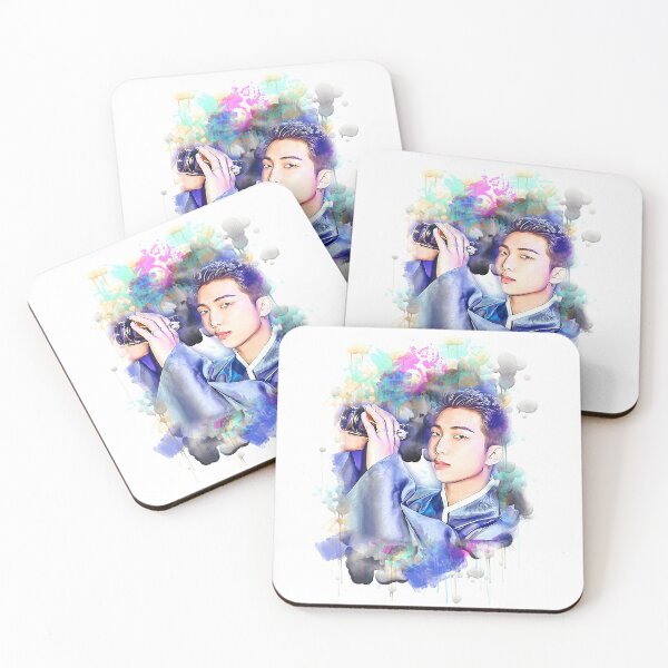 Item preview, BTS RM Kim Namjoon colorful art designed and sold by Lajibolalaa.
