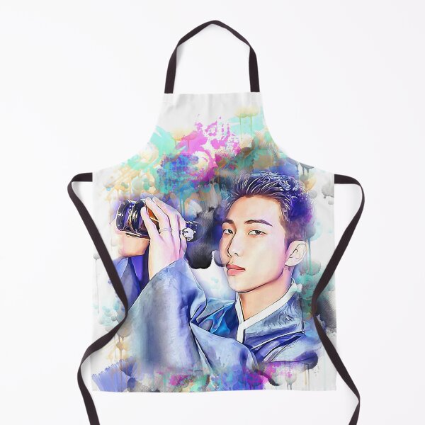 Item preview, BTS RM Kim Namjoon colorful art designed and sold by Lajibolalaa.