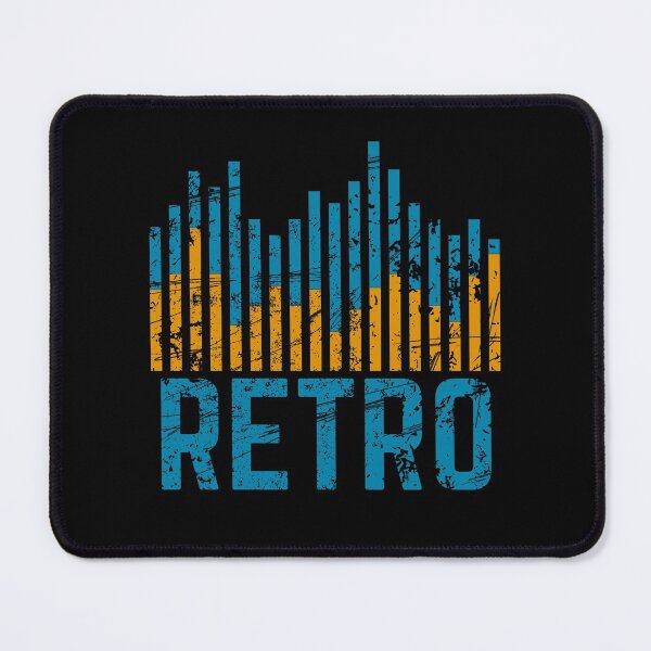 Item preview, Retro Colour Sound Level Bar Orange and Blue Distressed designed and sold by 133DandC.