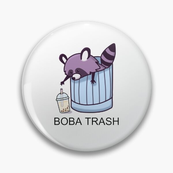 Item preview, Boba Trash Racoon designed and sold by SirBobalot.