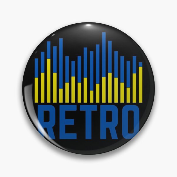 Item preview, Retro Colour Sound Level Bar Blue and Yellow designed and sold by 133DandC.