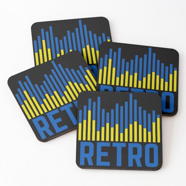 Item preview, Retro Colour Sound Level Bar Blue and Yellow designed and sold by 133DandC.