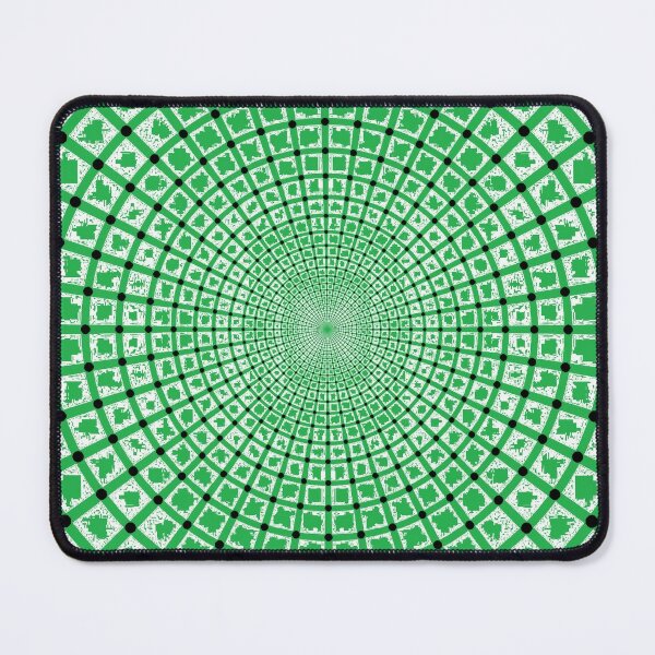 Optical illusion. Cylinder skewing in hard disk Mouse Pad