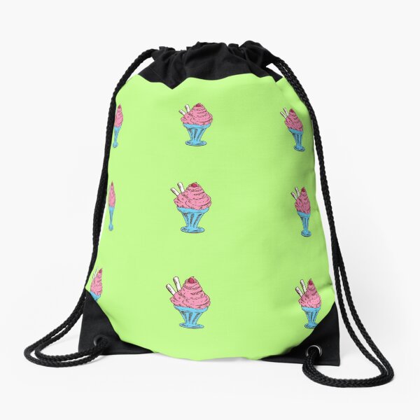 Subtle Sundae - transgender flag Drawstring Bag