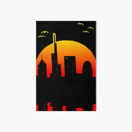 Artikel-Vorschau von Sonnenuntergangsstadt, designt und verkauft von scratchmarkz.