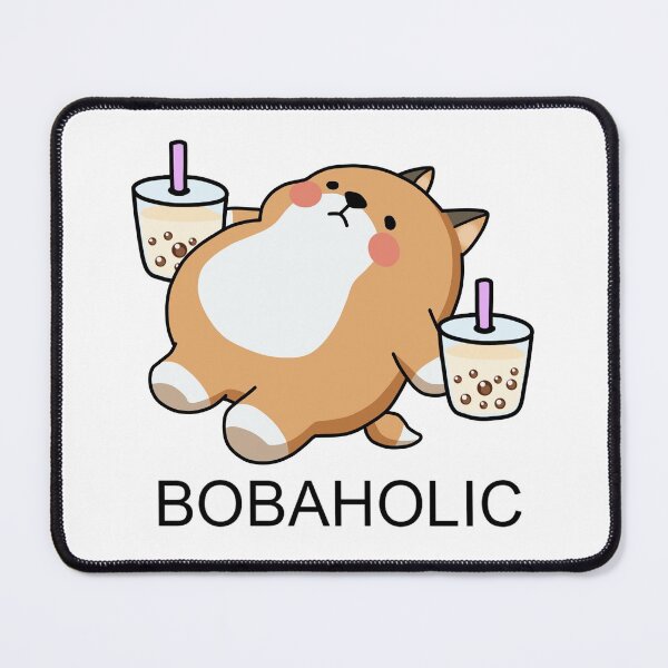 Item preview, Lazy Bobaholic Shiba Loves Boba! designed and sold by SirBobalot.